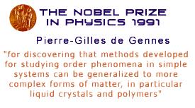 The Nobel Prize in Physics - 1991