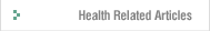 Health Related Articles